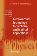 Cover: Femtosecond Technology for Technical and Medical Applications - Springer