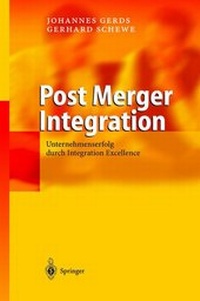 Enlarge image Cover: Post Merger Integration - Springer