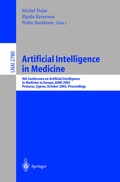Cover: Artificial Intelligence in Medicine - Springer
