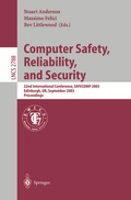 Cover: Computer Safety, Reliability, and Security - Springer