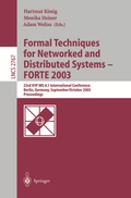 Cover: Formal Techniques for Networked and Distributed Systems - FORTE 2003 - Springer