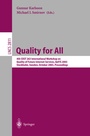 Cover: Quality for All - Springer