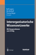 Cover: Interorganisatorische Wissensnetzwerke - Springer
