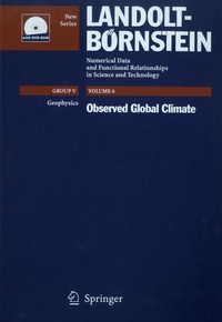 Enlarge image Cover: Observed Global Climate - Springer