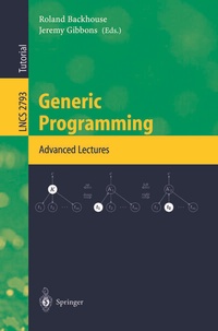 Enlarge image Cover: Generic Programming - Springer