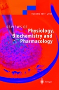 Cover: Reviews of Physiology, Biochemistry and Pharmacology - Springer