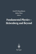 Cover: Fundamental Physics - Heisenberg and Beyond - Springer