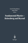 Cover: Fundamental Physics - Heisenberg and Beyond - Springer