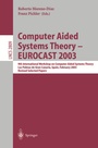 Cover: Computer Aided Systems Theory - EUROCAST 2003 - Springer