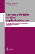 Cover: Conceptual Modeling for Novel Application Domains - Springer