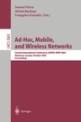 Cover: Ad-Hoc, Mobile, and Wireless Networks - Springer
