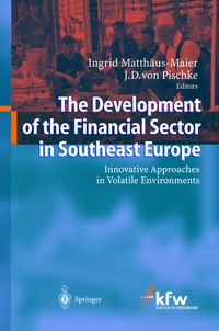 Enlarge image Cover: The Development of the Financial Sector in Southeast Europe - Springer