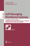 Cover: Self-Managing Distributed Systems - Springer