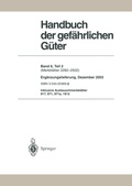 Cover: Handbuch der gef&auml;hrlichen G&uuml;ter - Springer