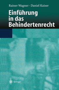 Abbildung von: Einführung in das Behindertenrecht - Springer