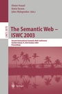 Cover: The Semantic Web - ISWC 2003 - Springer