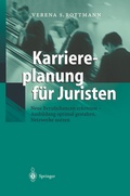 Cover: Karriereplanung f&uuml;r Juristen - Springer