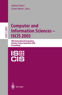Enlarge image Cover: Computer and Information Sciences -- ISCIS 2003 - Springer