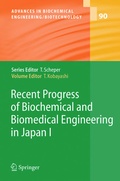 Cover: Recent Progress of Biochemical and Biomedical Engineering in Japan I - Springer