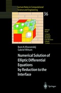 Cover: Numerical Solution of Elliptic Differential Equations by Reduction to the Interface - Springer