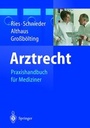 Cover: Arztrecht - Springer