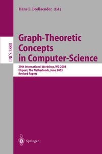 Enlarge image Cover: Graph-Theoretic Concepts in Computer Science - Springer