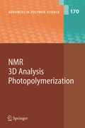 Cover: NMR &middot; 3D Analysis &middot; Photopolymerization - Springer