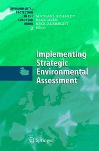Abbildung von: Implementing Strategic Environmental Assessment - Springer