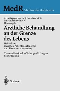 Abbildung von: Ärztliche Behandlung an der Grenze des Lebens - Springer