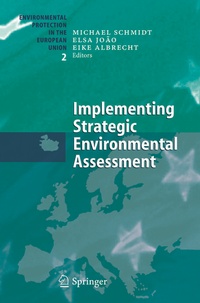 Abbildung von: Implementing Strategic Environmental Assessment - Springer