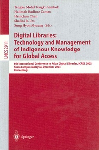 Abbildung von: Digital Libraries: Technology and Management of Indigenous Knowledge for Global Access - Springer
