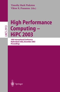 Abbildung von: High Performance Computing -- HiPC 2003 - Springer