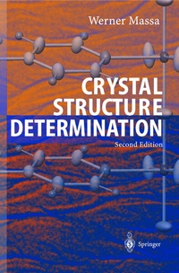 Enlarge image Cover: Crystal Structure Determination - Springer