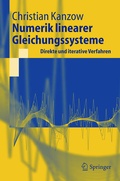 Cover: Numerik linearer Gleichungssysteme: Direkte und iterative Verfahren - Springer