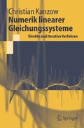 Cover: Numerik linearer Gleichungssysteme: Direkte und iterative Verfahren - Springer