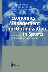 Enlarge image Cover: Economics, Management and Optimization in Sports - Springer