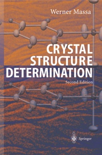 Enlarge image Cover: Crystal Structure Determination - Springer