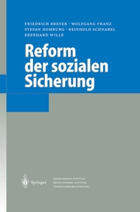 Abbildung von: Reform der sozialen Sicherung - Springer