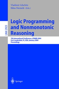 Enlarge image Cover: Logic Programming and Nonmonotonic Reasoning - Springer