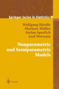 Enlarge image Cover: Nonparametric and Semiparametric Models - Springer