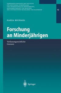 Abbildung von: Forschung an Minderjährigen - Springer
