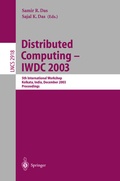 Cover: Distributed Computing - IWDC 2003 - Springer