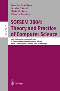 Enlarge image Cover: SOFSEM 2004: Theory and Practice of Computer Science - Springer
