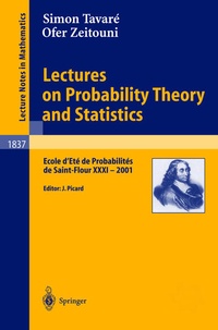 Enlarge image Cover: Lectures on Probability Theory and Statistics - Springer