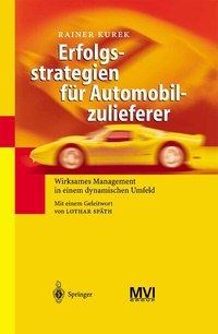 Abbildung von: Erfolgsstrategien für Automobilzulieferer - Springer