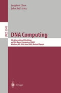 Cover: DNA Computing - Springer