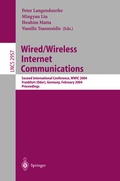 Cover: Wired/Wireless Internet Communications - Springer