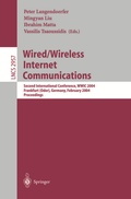 Cover: Wired/Wireless Internet Communications - Springer