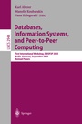 Cover: Databases, Information Systems, and Peer-to-Peer Computing - Springer