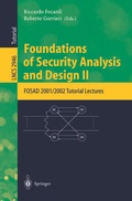 Cover: Foundations of Security Analysis and Design II - Springer